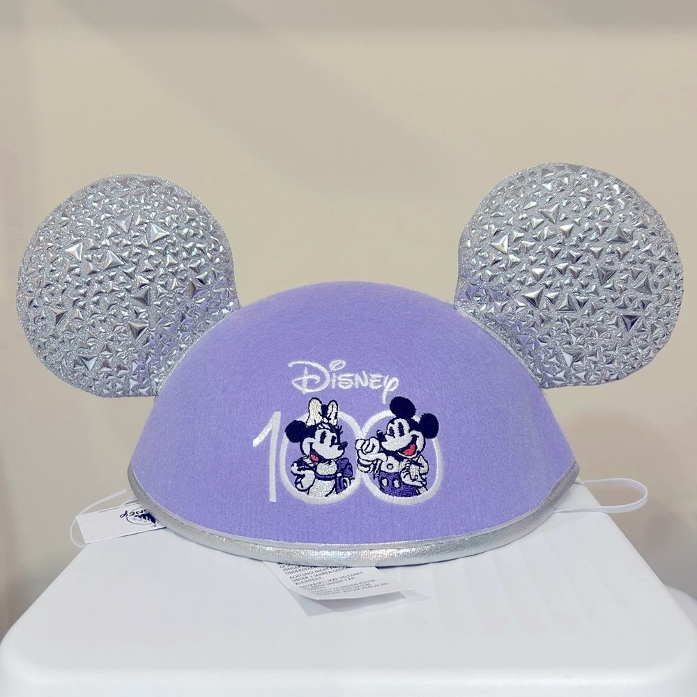 Mickey and Minnie Disney100 Celebration Ears Hat For Adults